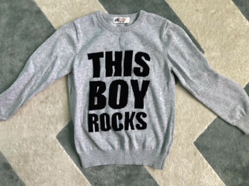 H&M Boys Sweater Size US 4-6y Grey