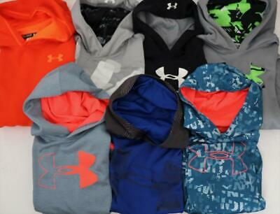 Under Armour Boy's Hoodies Graphic Coldgear Loose HUGE Lot of 7 Sz XL FREE SHIP!