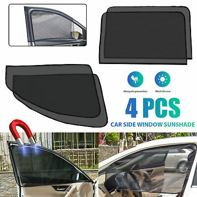 4x Magnetic Universal Car Side Rear Window Sun Shade Screen Cover Sunshade Visor