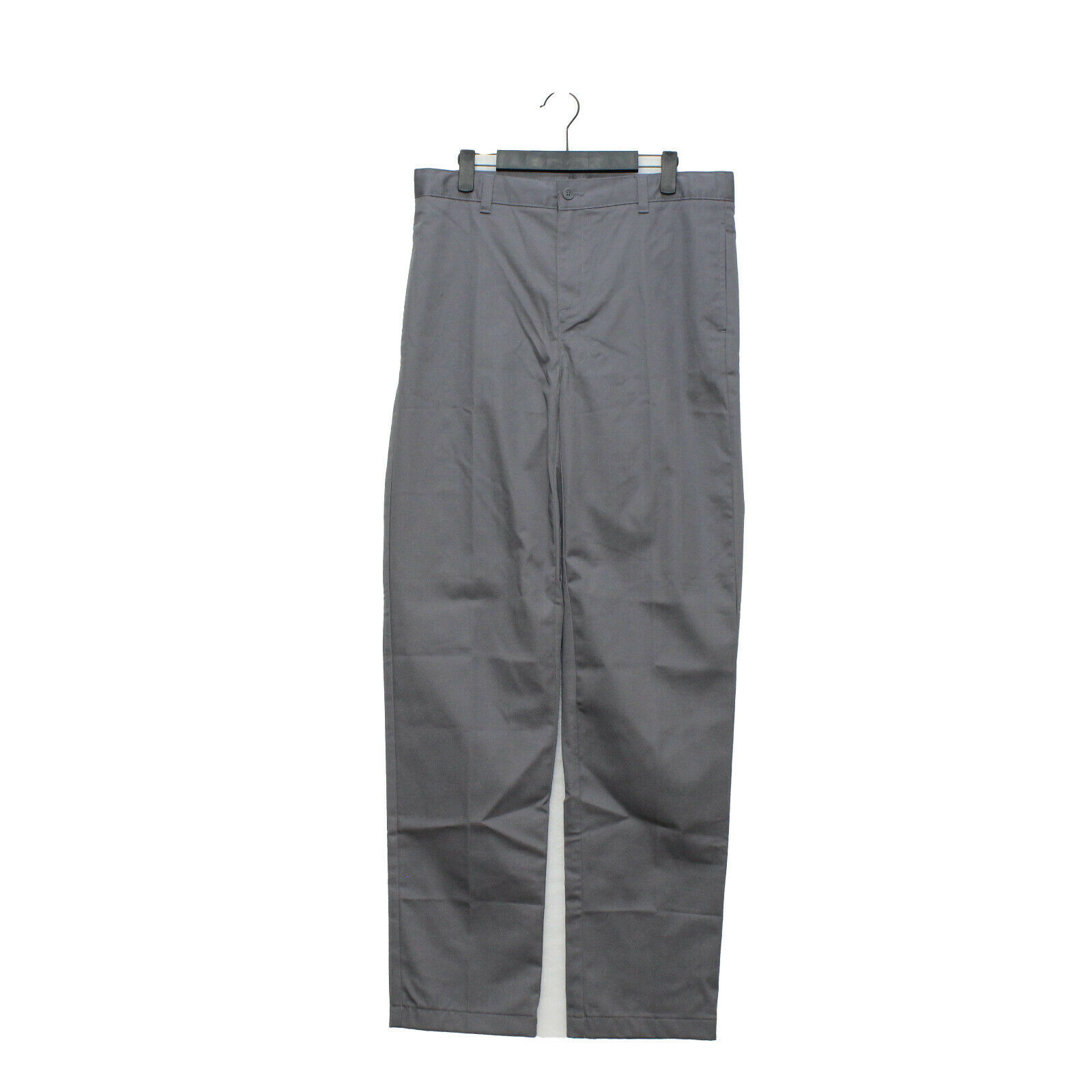 Lands' End Boys Chino Pants Gray Stain & Wrinkle Resistant Size 20 New