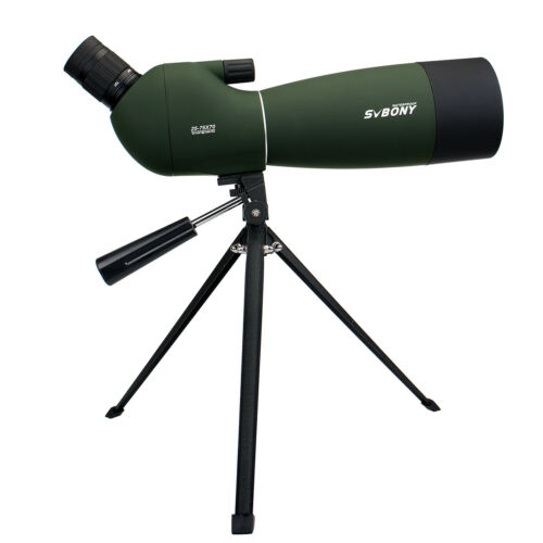SVBONY SV28 Spotting Scopes 25-75x70mm Zoom Telescope BAK4 FMC Target Watching